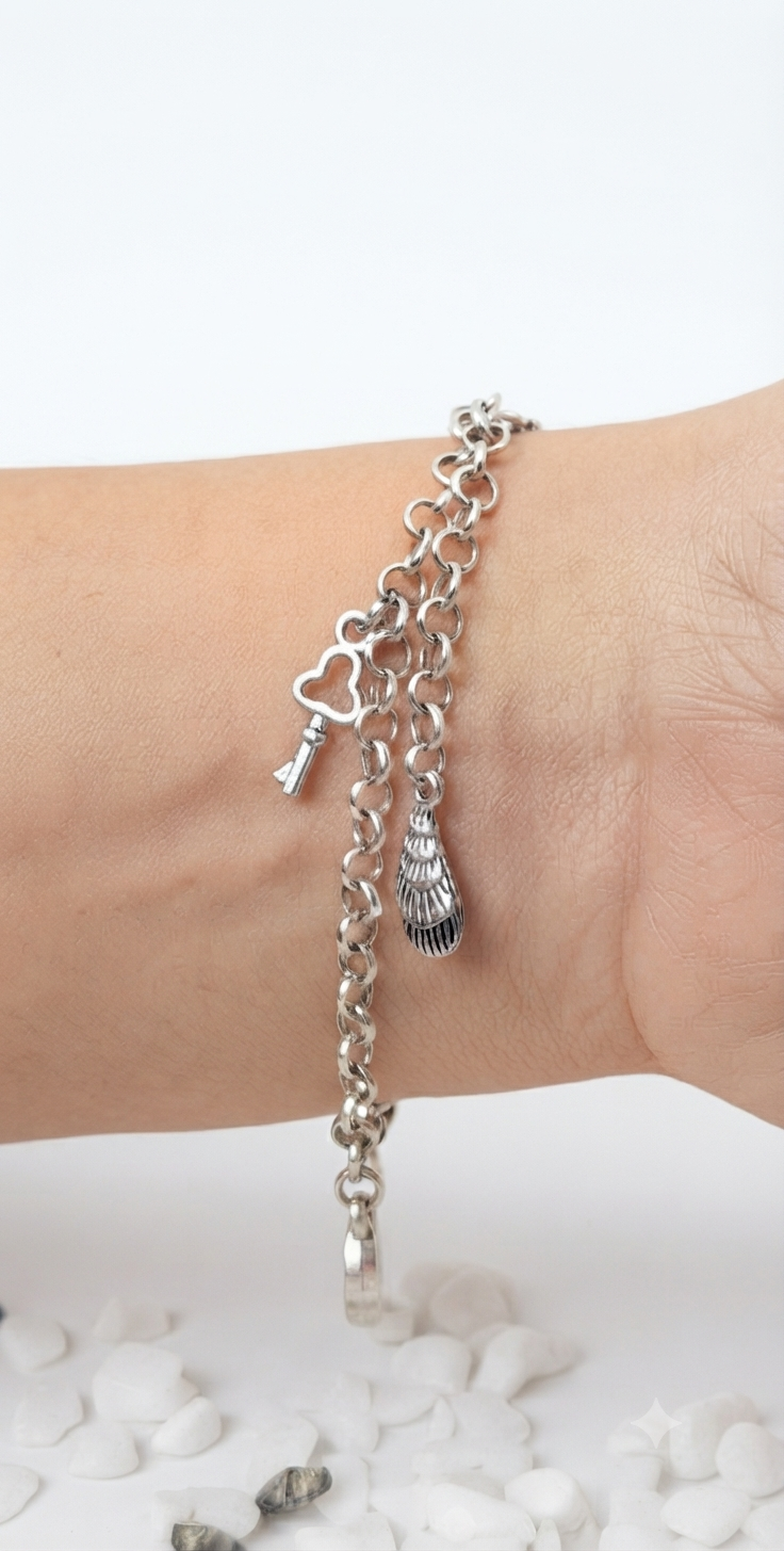 Handmade Anti-Tarnish Charm Bracelet